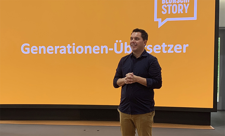 Alex Blunschi Vortrag Generationen-Übersetzer